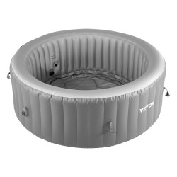 Täytettävä ulkoporeallas PVC verkkomateriaali 4 6 hengelle 130 hierontasuihkua läpimitta 208 cm