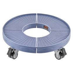 Säädettävä alusta pyörillä halkaisija 380–580 mm PP paneeli 181 kg kantavuus sininen