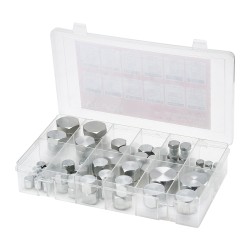 Hydraulitulppa ja suojamuhvisarja 72-osainen sinkitty 45-teräksinen JIC 37 asteen