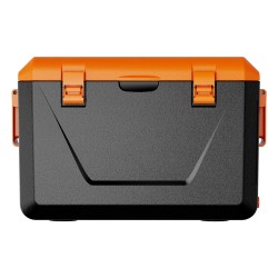 Kovakantinen kannettava kylmälaukku 60 litraa 48 tunnin eristys harmaanvalkoinen kahvoilla