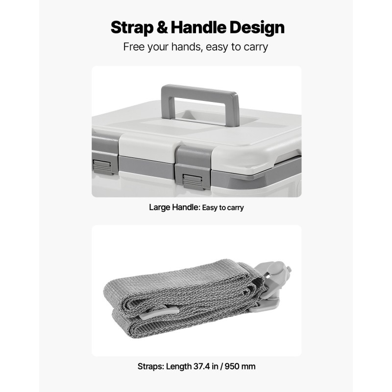 Kylmälaatikko kovakuorinen harmaa 20 l PE ja PP 48 tunnin eristys