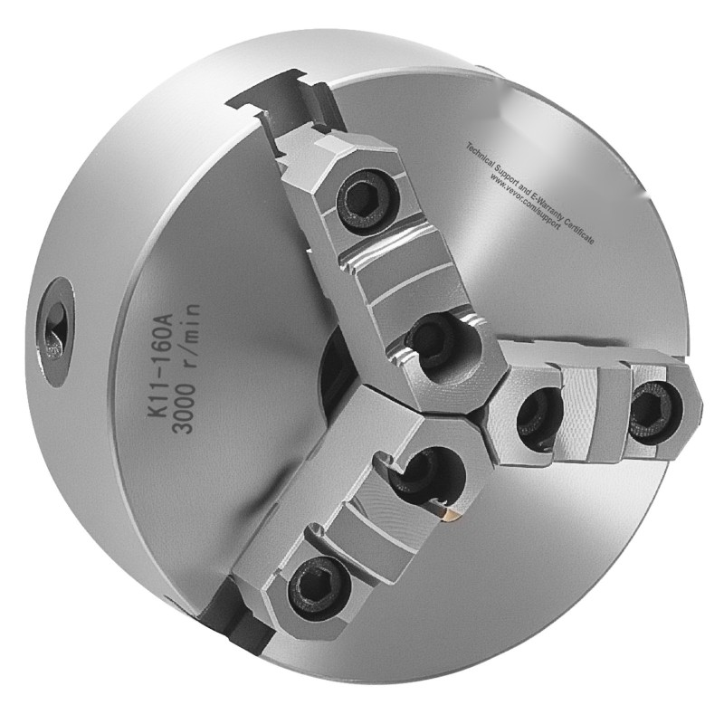 3-leukainen itsekeskittyvä sorvinistukka HT300 160 mm puu- ja metallisorville