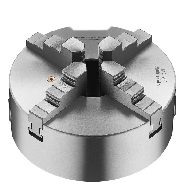 4-leukainen sorvin istukka valurauta 200 mm kierrelaippa sisäleuka askelleuka