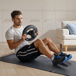 Treenikengät koko UK 8 leveys M MD kumipohja neulospäällinen musta