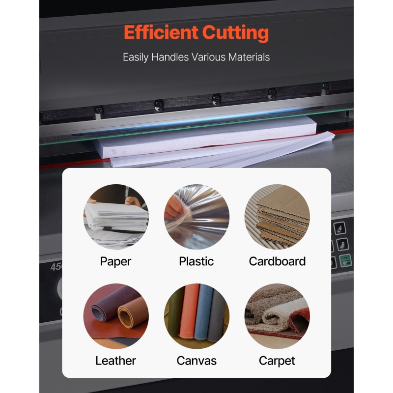 Paperileikkurin varaterä pikaterästä sähkökäyttöiseen G450VS+-malliin 503 x 43 x 6 mm