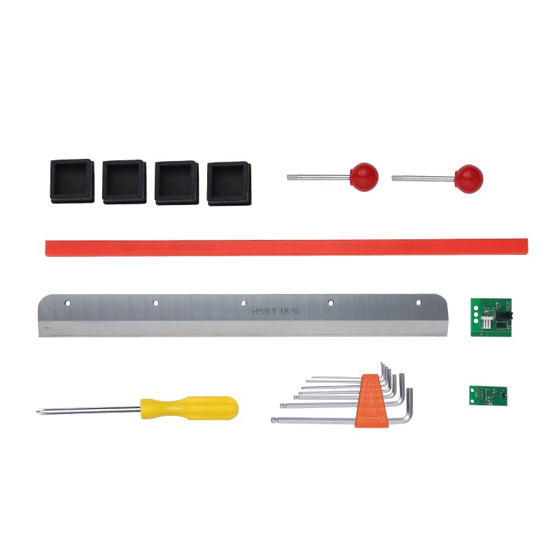 Sähkökäyttöinen hydraulinen metallinen paperileikkuri 50–450 mm enintään 40 mm digitaalinen näyttö