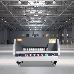 Pöytämallinen sähköinen paperileikkuri 330 mm leikkuuleveys 40 mm leikkuusyvyys infrapunaturva