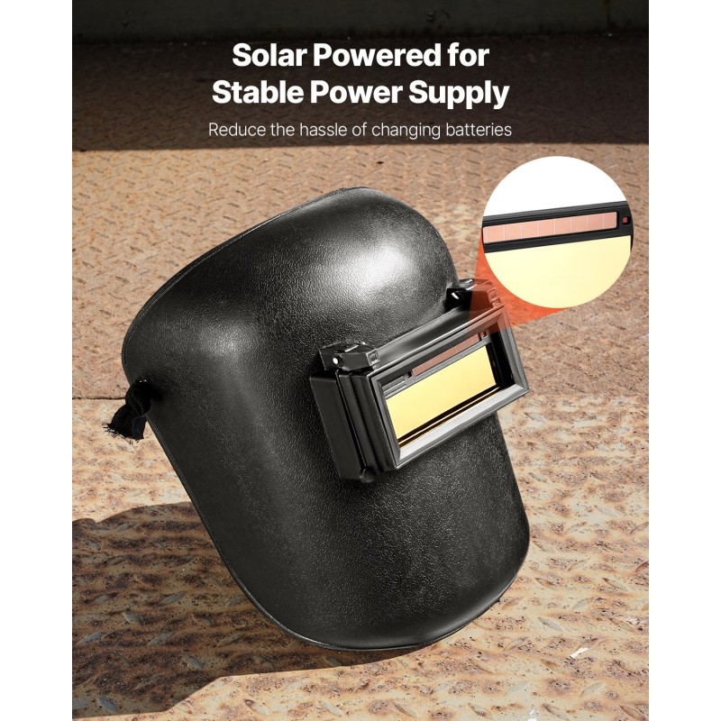 Automaattisesti tummuva kultapinnoitettu hitsauslinssi luonnollinen värintoisto 108 x 51 mm 5–13