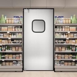 Yksilehtinen kääntöovi 304 ruostumattomasta teräksestä 91,4 x 213,4 cm alumiinikenno