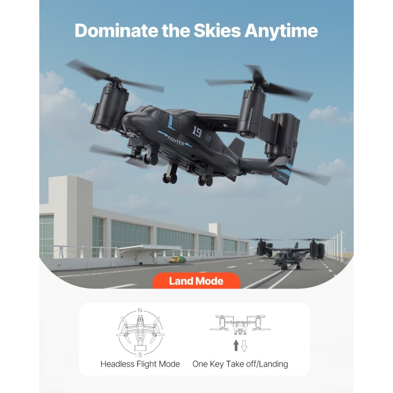 Kauko-ohjattava 4-kanavainen helikopteri 2.4GHz 6-akselinen gyroskooppi ABS-runko lapsille 8+