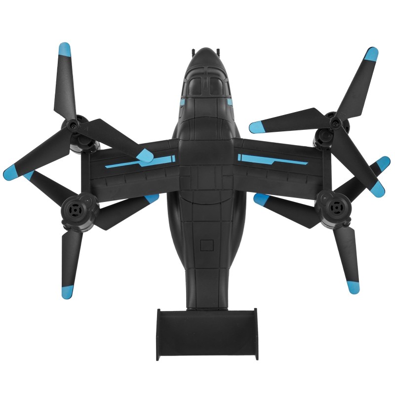 Kauko-ohjattava 4-kanavainen helikopteri 2.4GHz 6-akselinen gyroskooppi ABS-runko lapsille 8+