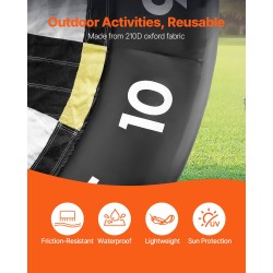 Puhallettava jalkapallotikkataulu 210D Oxford-kangas yhdeksän palloa ilmapumppu