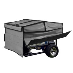 Generaattorinsuojus 420D Oxford kangas PVC verkko säänkestävä mitat 865x657x535 mm 3500 12000W