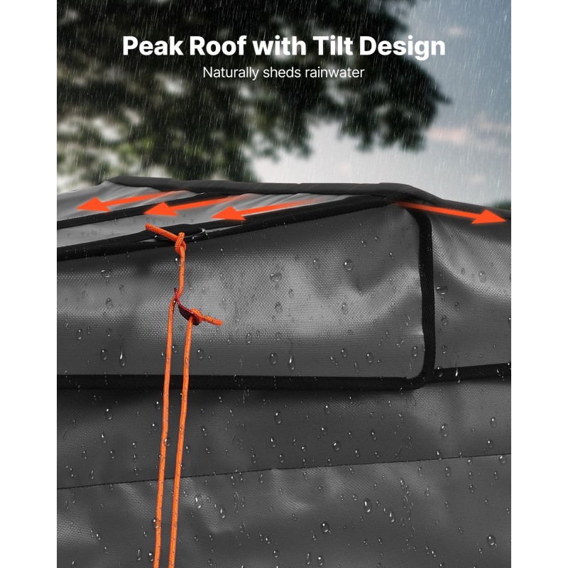 Generaattorinsuojus 420D Oxford-kangas PVC-verkko säänkestävä mitat 865x657x535 mm 3500–12000W