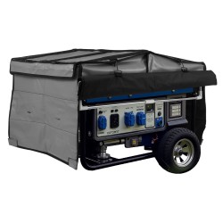 Generaattorinsuojus 420D Oxford-kangas PVC-verkko säänkestävä mitat 865x657x535 mm 3500–12000W