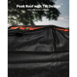 Generaattorin suojus vedenpitävä 420D Oxford-kangas musta 3500–12000 W