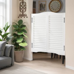 Kaksitoimiset heiluriovet mäntypuusta 805 x 28 x 900 mm valkoinen sisäkäyttöön