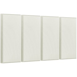 Akustiset seinäpaneelit 4 kpl 600x300x50 mm beige lasikuitu 3M-itseliimautuva