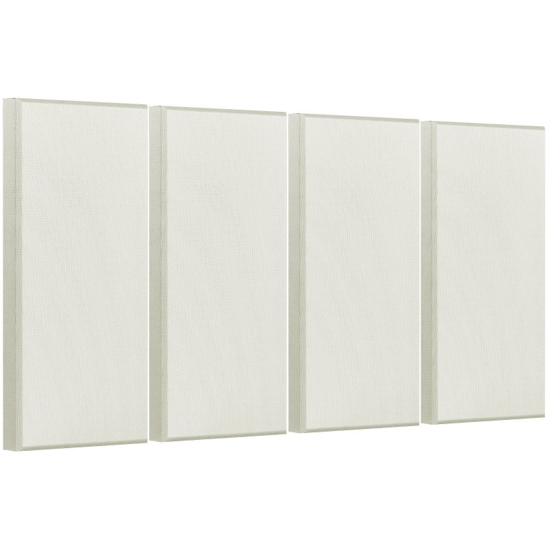 Akustiset seinäpaneelit 4 kpl 600x300x50 mm beige lasikuitu 3M-itseliimautuva