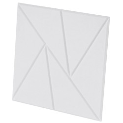 Akustiikkapaneelit polyesterikuituiset 300x300x10 mm 18 kpl itseliimautuvat valkoinen