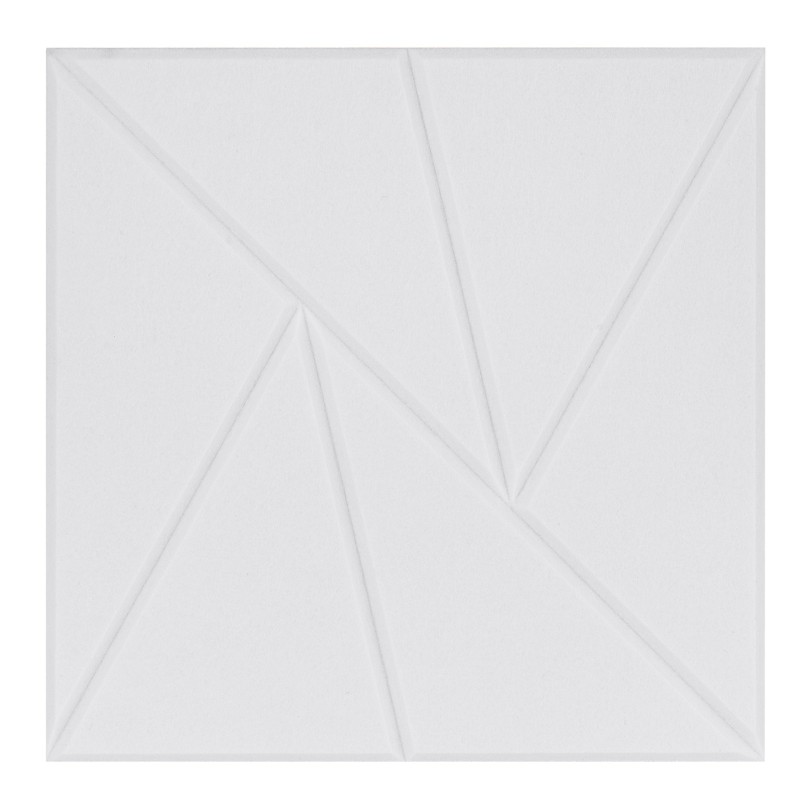 Akustiikkapaneelit polyesterikuituiset 300x300x10 mm 18 kpl itseliimautuvat valkoinen