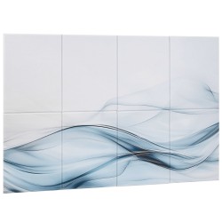 Akustiset itsekiinnittyvät seinäpaneelit polyesterikuitu 400 x 300 x 10 mm 6 kpl