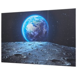 Akustiikkapaneelit polyesterikuitu 600x600x10 mm 6 kpl seinälle