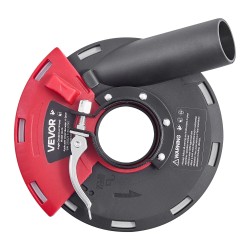 Pölysuojus kulmahiomakoneelle 4–5 tuuman hiomalaikoille betoniin ja marmoriin