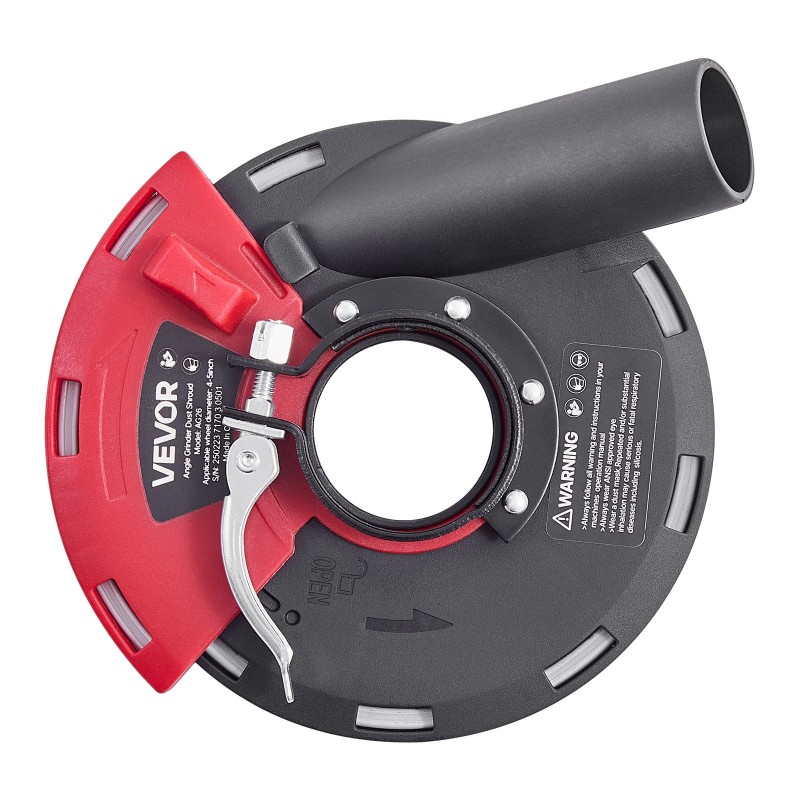 Pölysuojus kulmahiomakoneelle 4–5 tuuman hiomalaikoille betoniin ja marmoriin