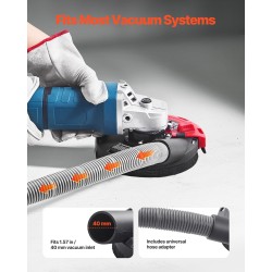 Hiontapölysuoja kulmahiomakoneelle 4–5 tuuman hiomalaikoille metallisalpalla kestävä kotelo