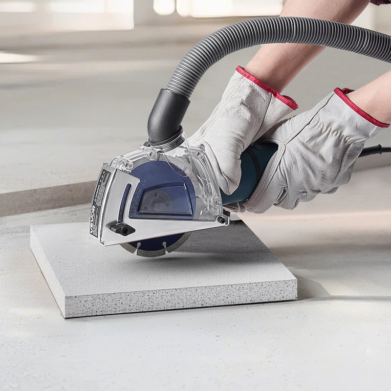 Katkaisun pölysuoja läpinäkyvä kestävä 4–5 tuuman hiomalaikoille ja 1,5–2,01 tuuman etukoteloille