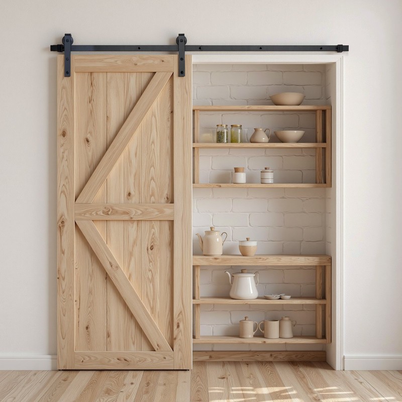 Liukuoven kiskosarja hiiliteräs 1830 mm musta 150 kg sopii 36 tuuman oville