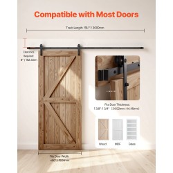 Liukuovikiskosarja lato-oveen hiiliteräs 3000 mm 150 kg musta