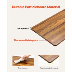 Sängyn ja sohvan vieripöytä sähköisellä korkeudensäätöllä lastulevyllä teräsrungolla pyörillä