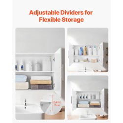 Seinälle asennettava 2-ovinen pyykkihuonekaappi valkoinen lastulevystä ja MDF-levystä säädettävällä hyllyllä