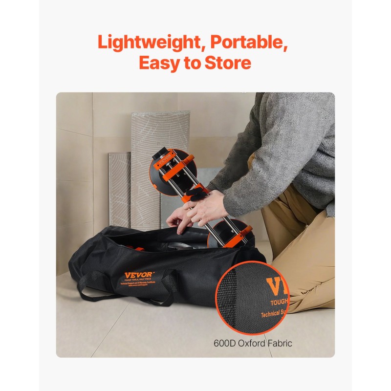 Saumankiinnitin kaksitangoinen nitriilikumiset 6 tuuman imukupit 2 kpl