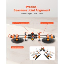 Saumantasain 152 mm nitriilikumikupilla 200 kg imuvoimalla 2 kpl työtasoille ja laatoille