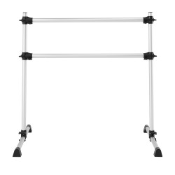 Siirrettävä tuplabalettitanko alumiininen säädettävä 170–1165 mm kantavuus 136 kg