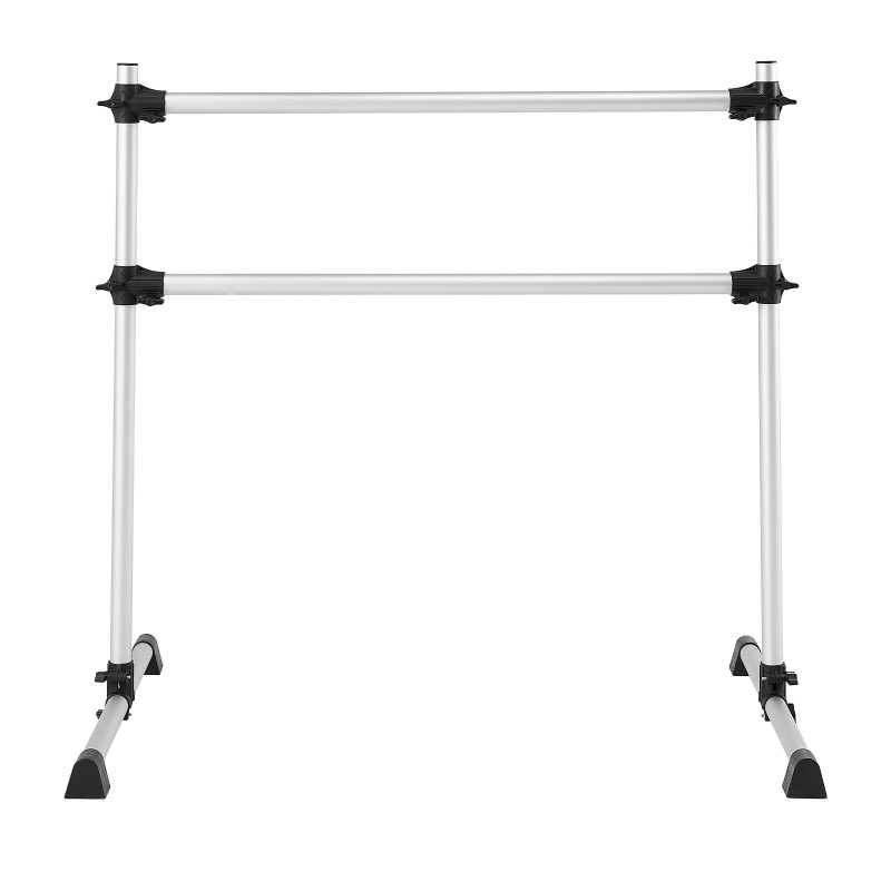 Siirrettävä tuplabalettitanko alumiininen säädettävä 170–1165 mm kantavuus 136 kg