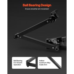 Ruohonleikkurin terän teroitin alumiiniseosrunko kuulalaakeri säädettävä 15–45 asteen kulma 25 mm kahva