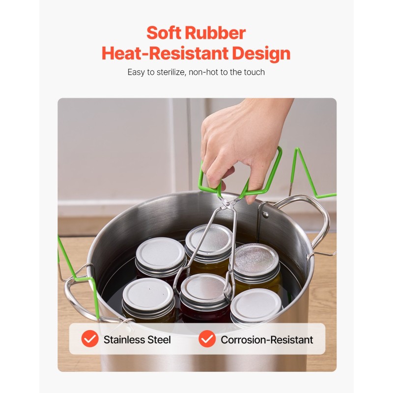 Säilöntäsetti 9 osaa ruostumatonta terästä ja muovia kotitekoiseen säilöntään