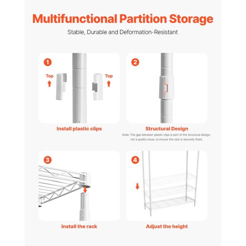 Pesukoneen ja kuivausrummun yläpuolinen hiiliteräshylly kolme tasoa vaateripustintanko kaatumissuoja