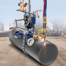 Manuaalinen putkenleikkaus- ja viisteytyskone 108–609 mm putkille kuparisilla kärjillä