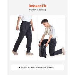 Työhousut palosuojatut miesten monitaskuiset puhdas puuvilla joustovyötärö hitsaukseen