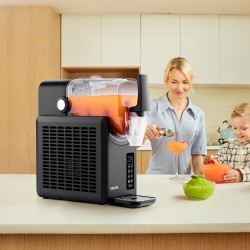 Slushkone 2,6 L säiliöllä kotikäyttöön 5 esiasetettua ohjelmaa itsepuhdistus