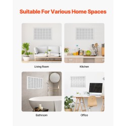 Palautusilmasäleikkö jauhemaalattu teräs 75,5 x 50,5 cm MERV8-suodatin