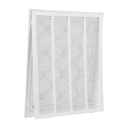 Paluuilmasuodatinritilä seinään asennettava jauhemaalattu teräs 50 x 63 cm MERV8