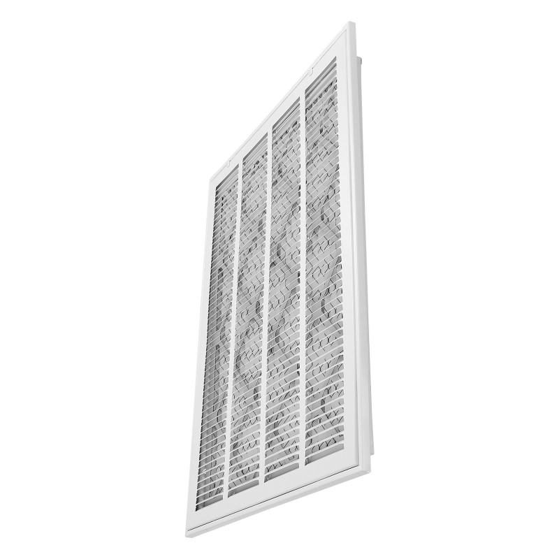 Paluuilmasuodatinritilä seinään asennettava jauhemaalattu teräs 50 x 63 cm MERV8