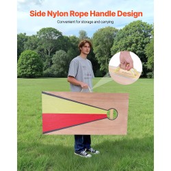 Heittopelilautasetti 2 lautaa 8 hernepussia täyspuinen 1255x600 mm