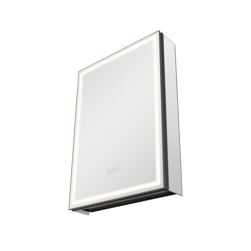 Lääkekaappi valopeilillä 50 x 70 cm LED-valaistus 3 värilämpötilalla